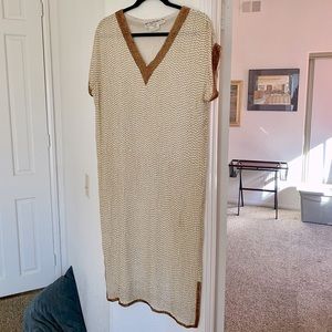 Vintage sequin silk dress